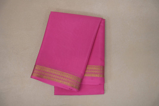Hot Pink Mysore Silk Saree SS9218