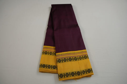 Plain kanchipuram silk saree
