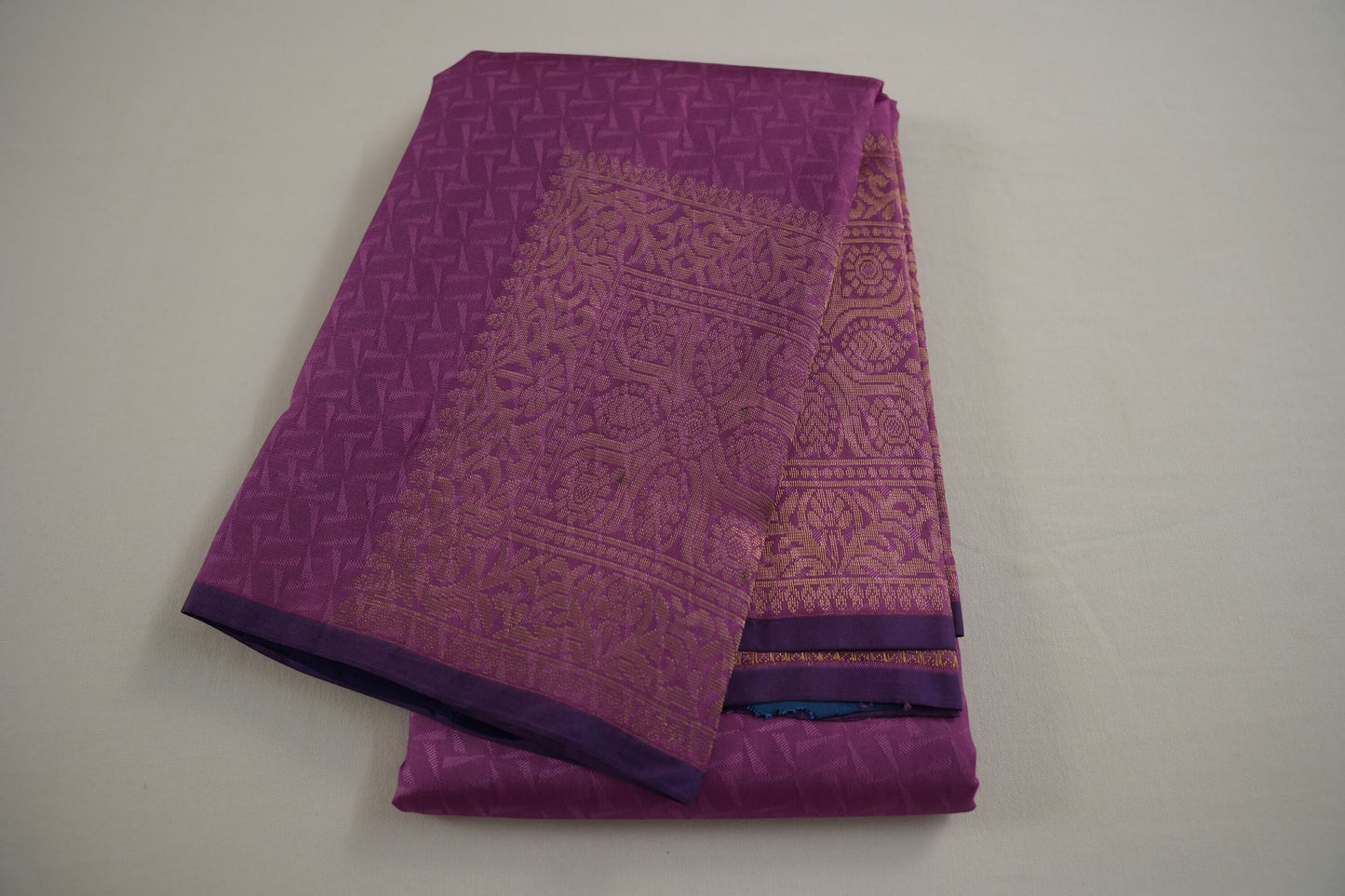 Light pink light weight kanchipuram silk saree