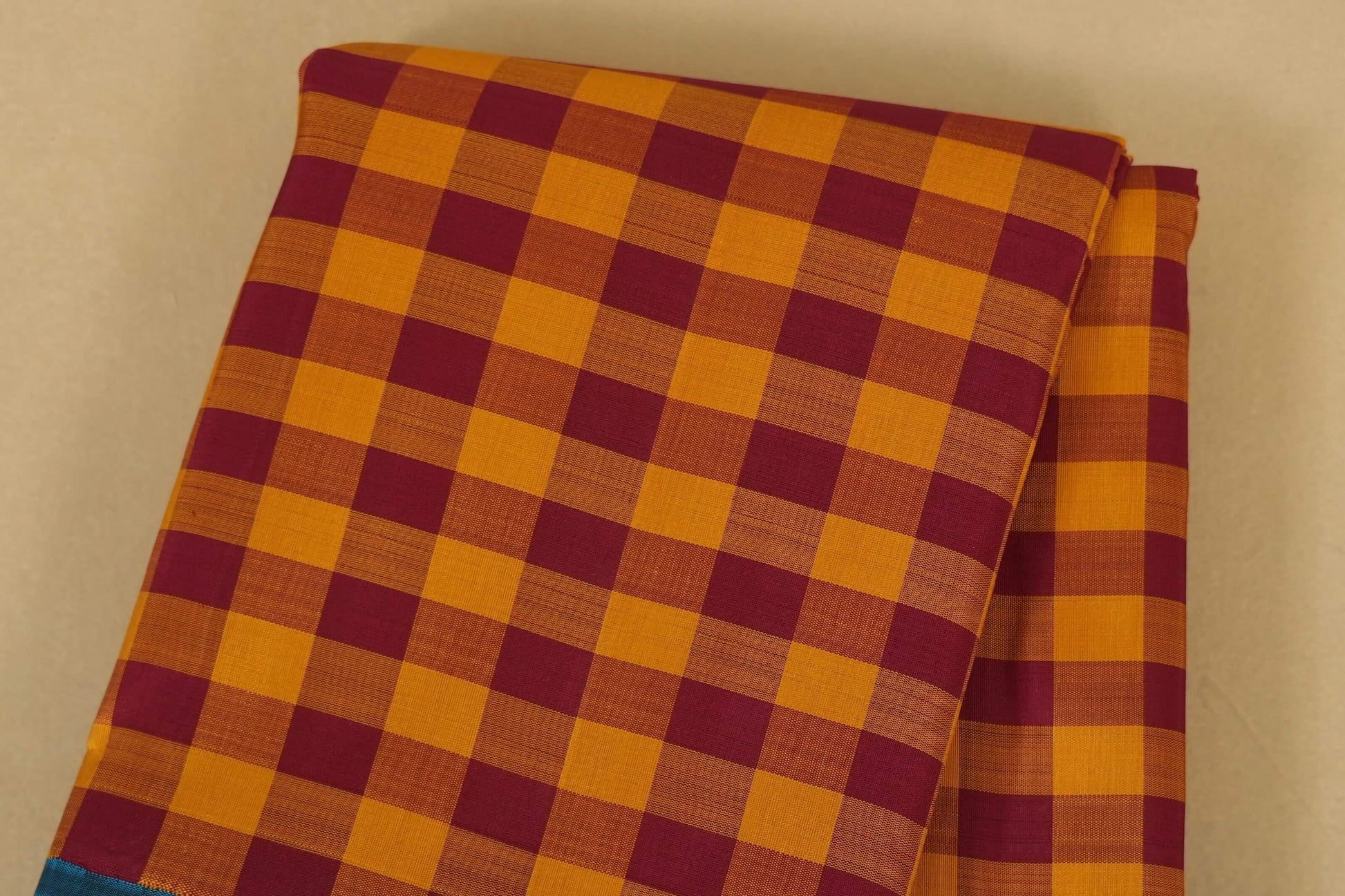 Multi Colour Vintage Kanjivaram Silk Saree body zoom