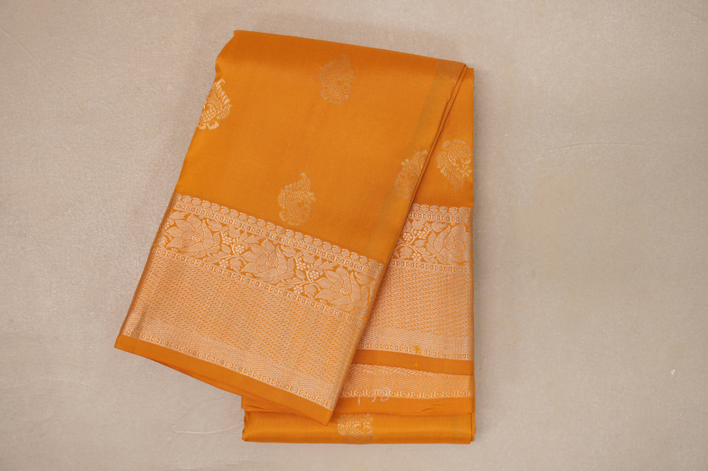Mango Yellow Light Weight Kanjivaram Silk Saree