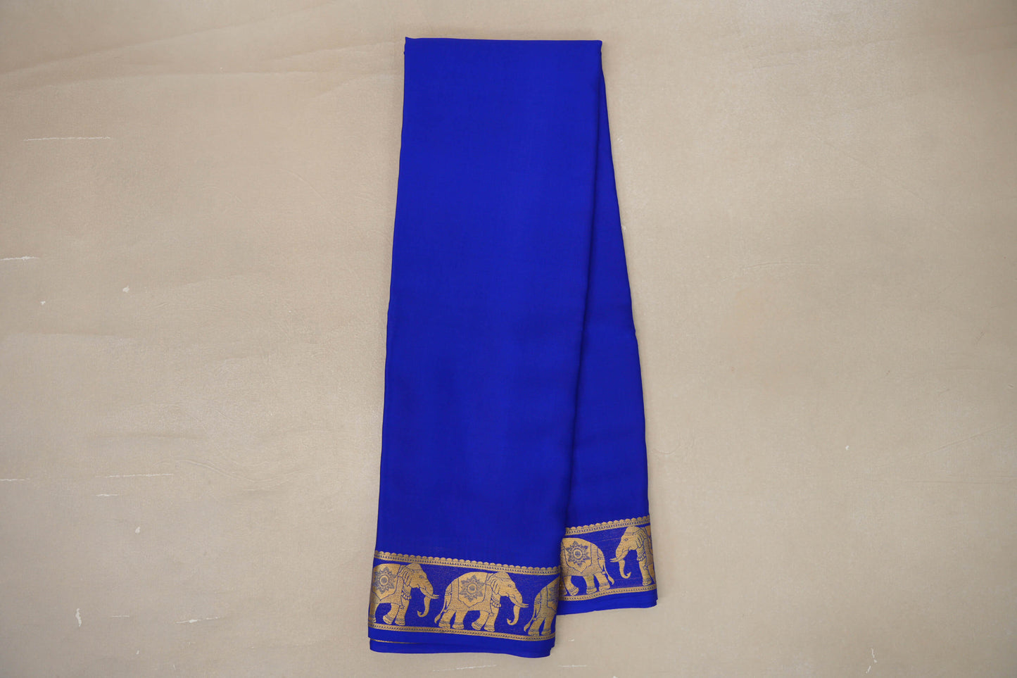 Online Royal Blue Mysore Silk Saree