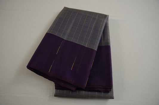 Lavender kanchipuram silk saree