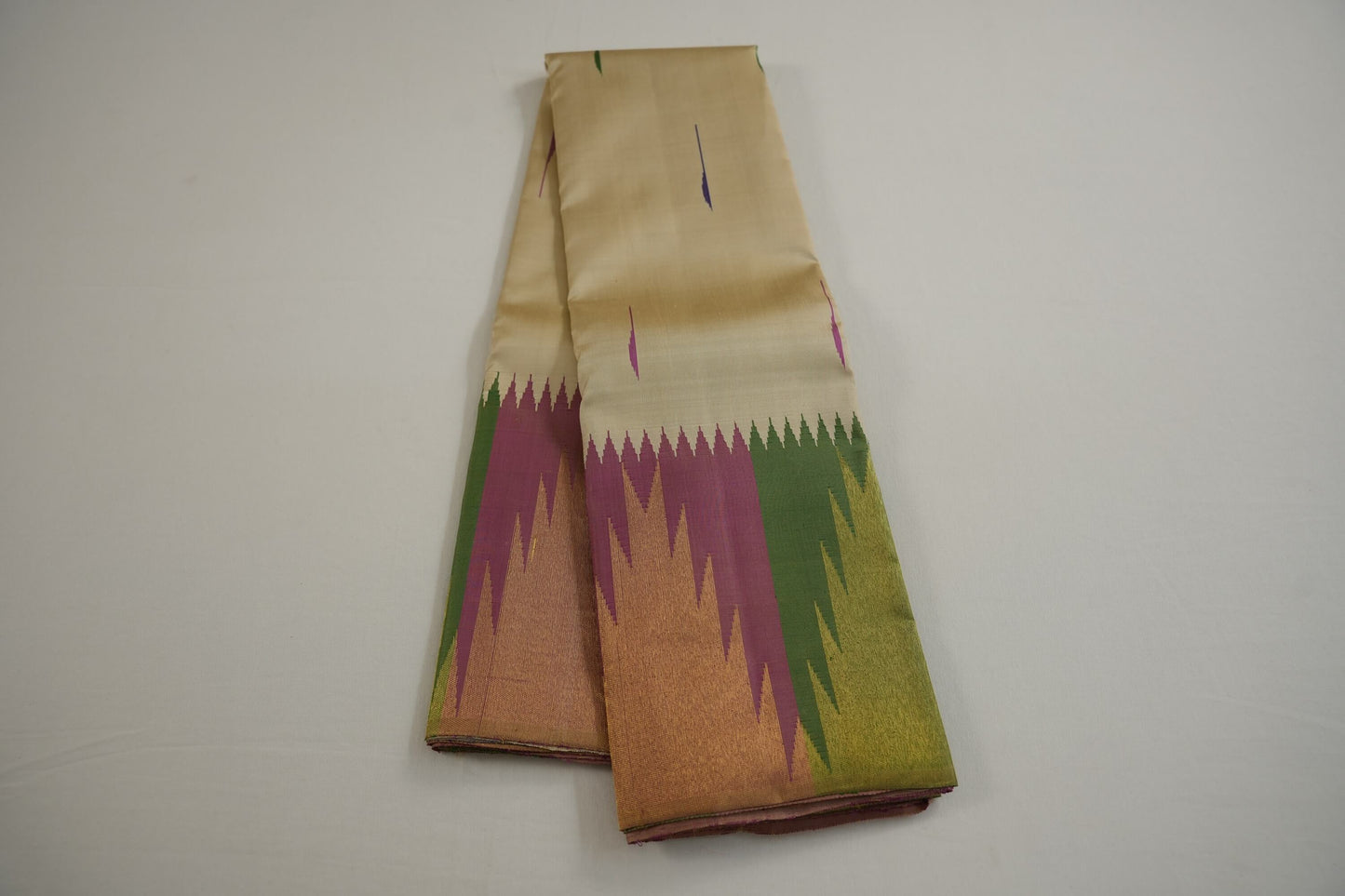 Temple borders  kanchipuram silk saree