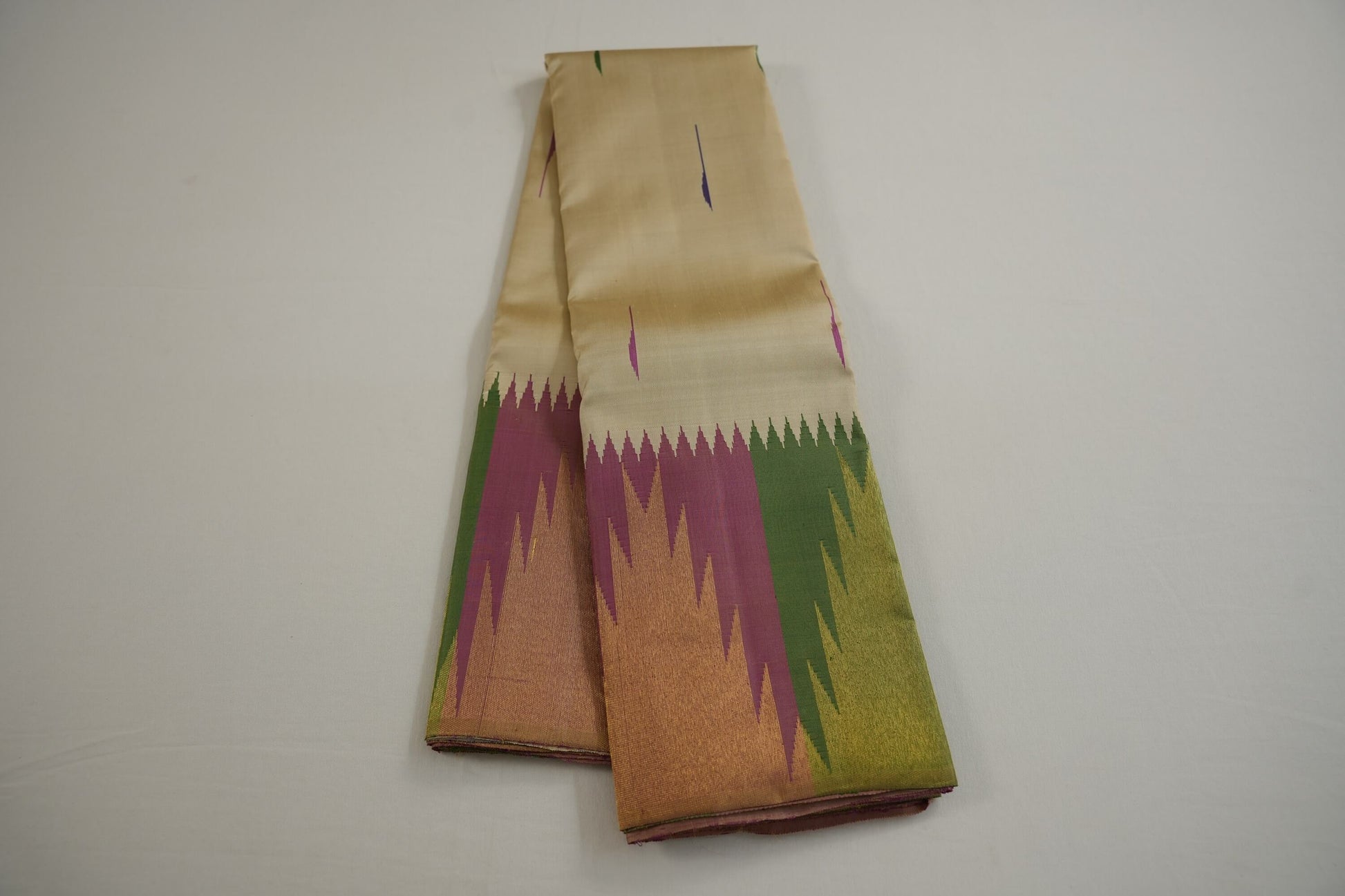 Temple borders  kanchipuram silk saree