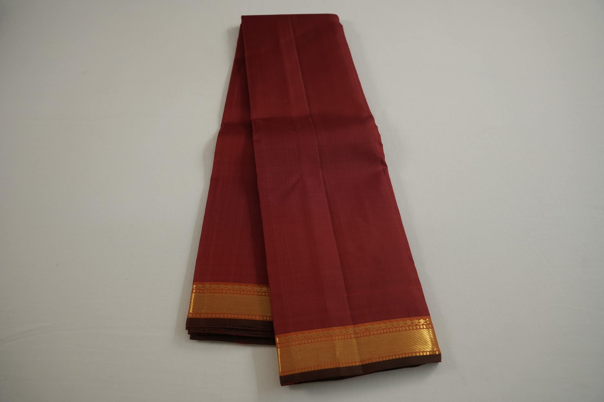 Plain kanchipuram silk saree