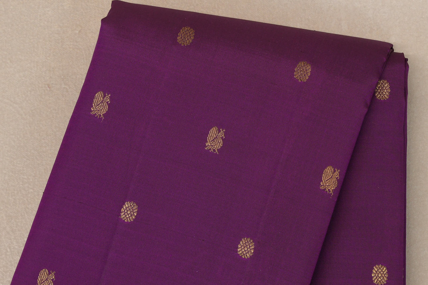Deep magenta Vintage Kanjivaram Silk Saree SS9307