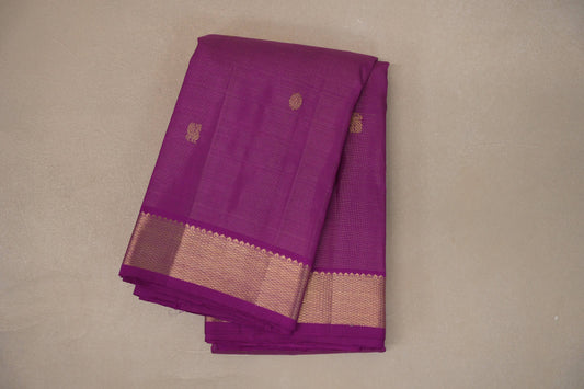 Bright Magenta Vintage Kanjivaram Silk Saree SS9309