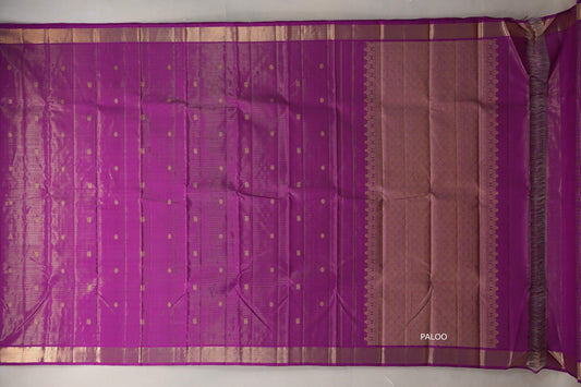 Bright Magenta Vintage Kanjivaram Silk Saree SS9309