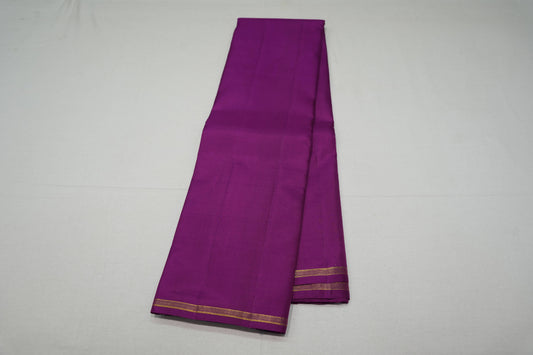 Plain vintage kanchipuram silk saree