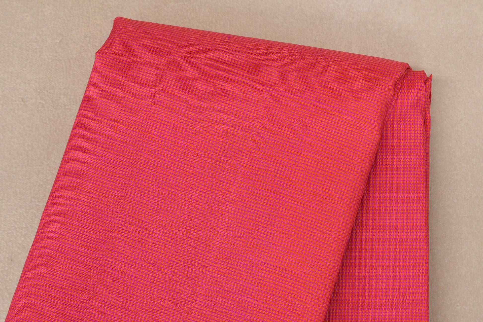 Bright Pink Vintage Kanjivaram Silk Saree body