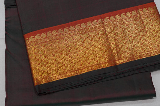 Plain ten yards madisar silk saree