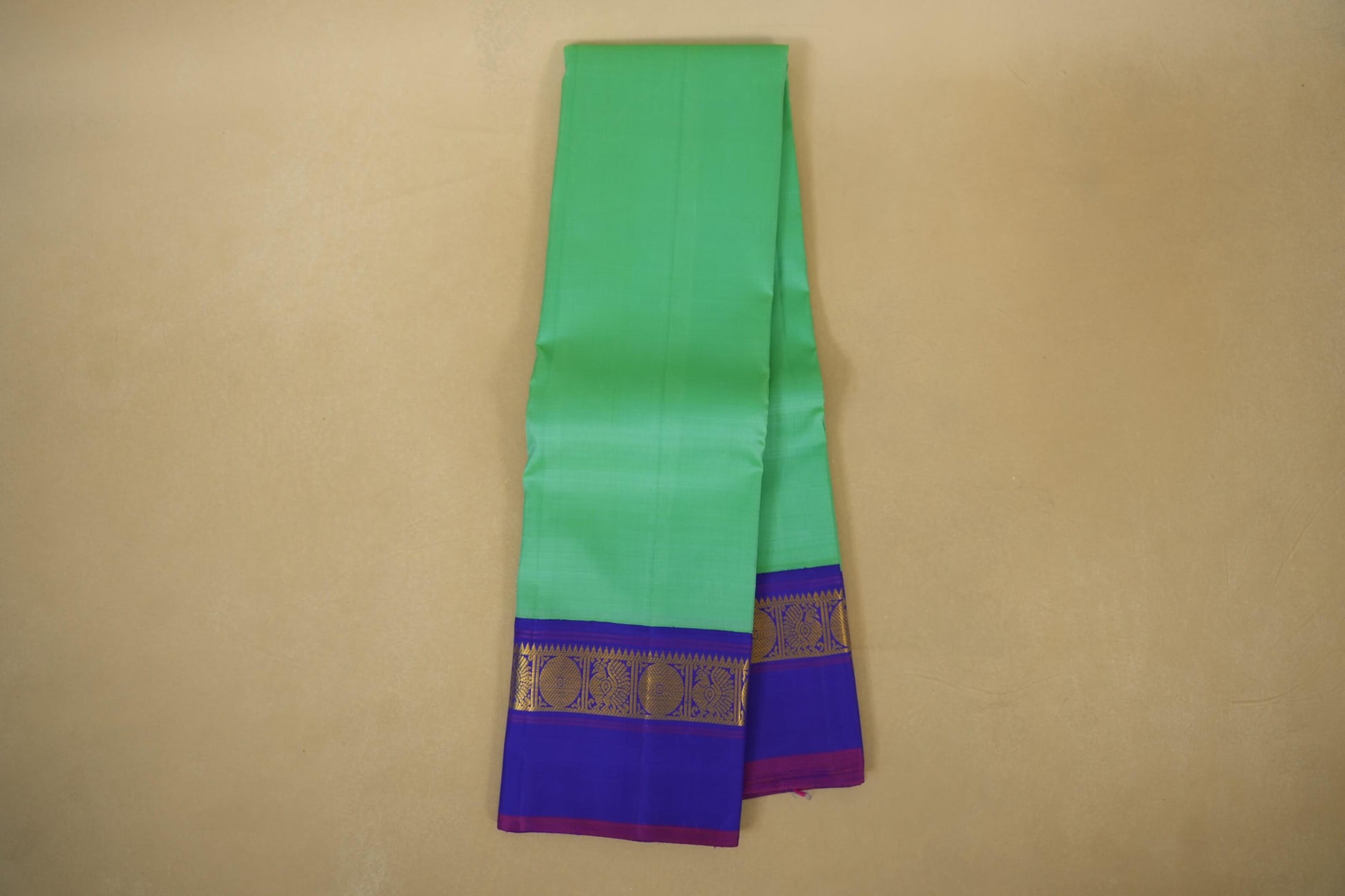 Rexona Green Kanjivaram Silk Saree Blouse Online