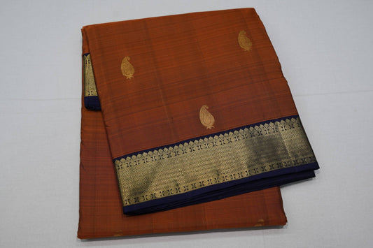 Honey color ten yards madisar silk saree