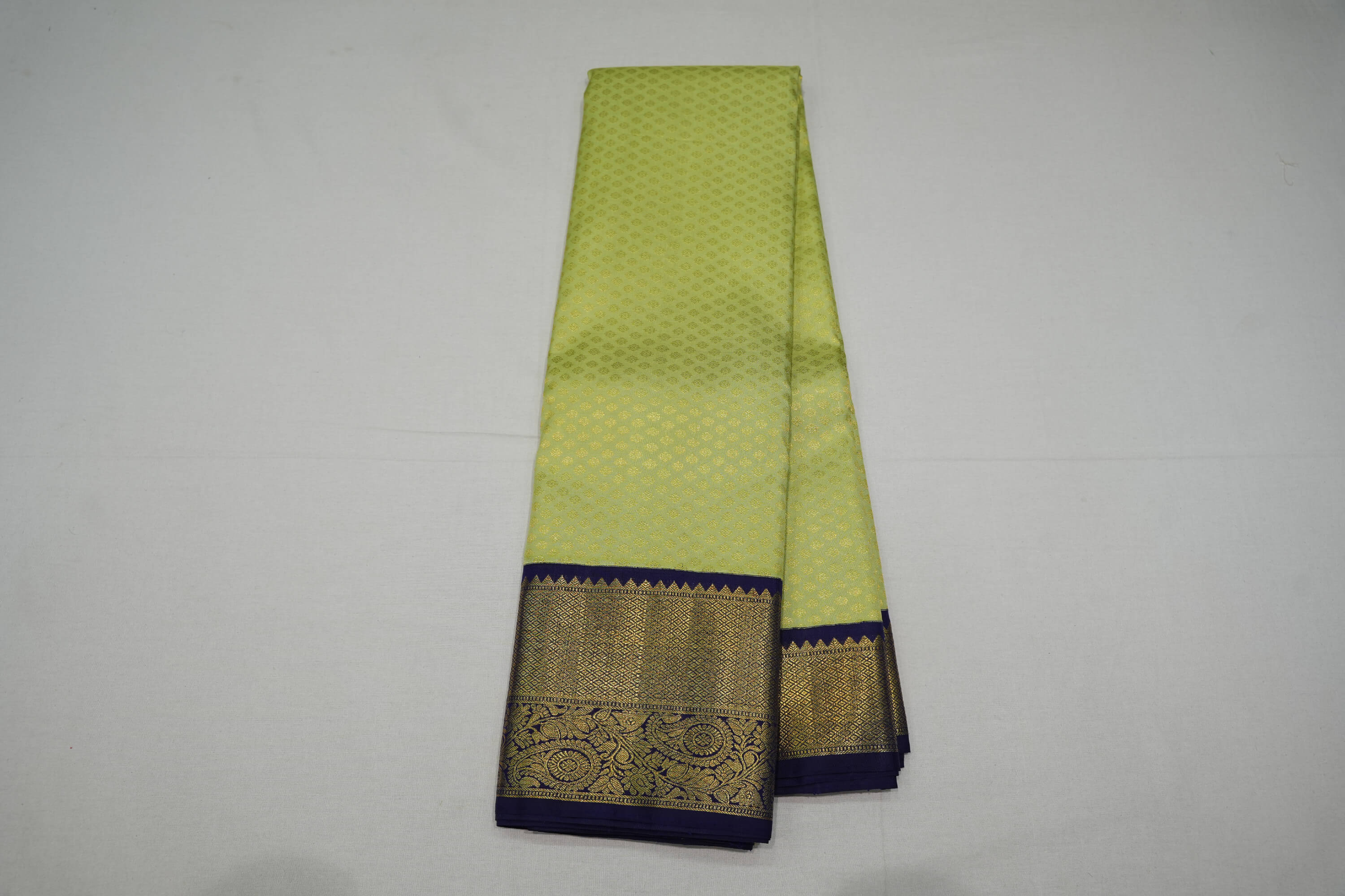 Floriation green Bridal Kanjivaram Silk Saree SS6934