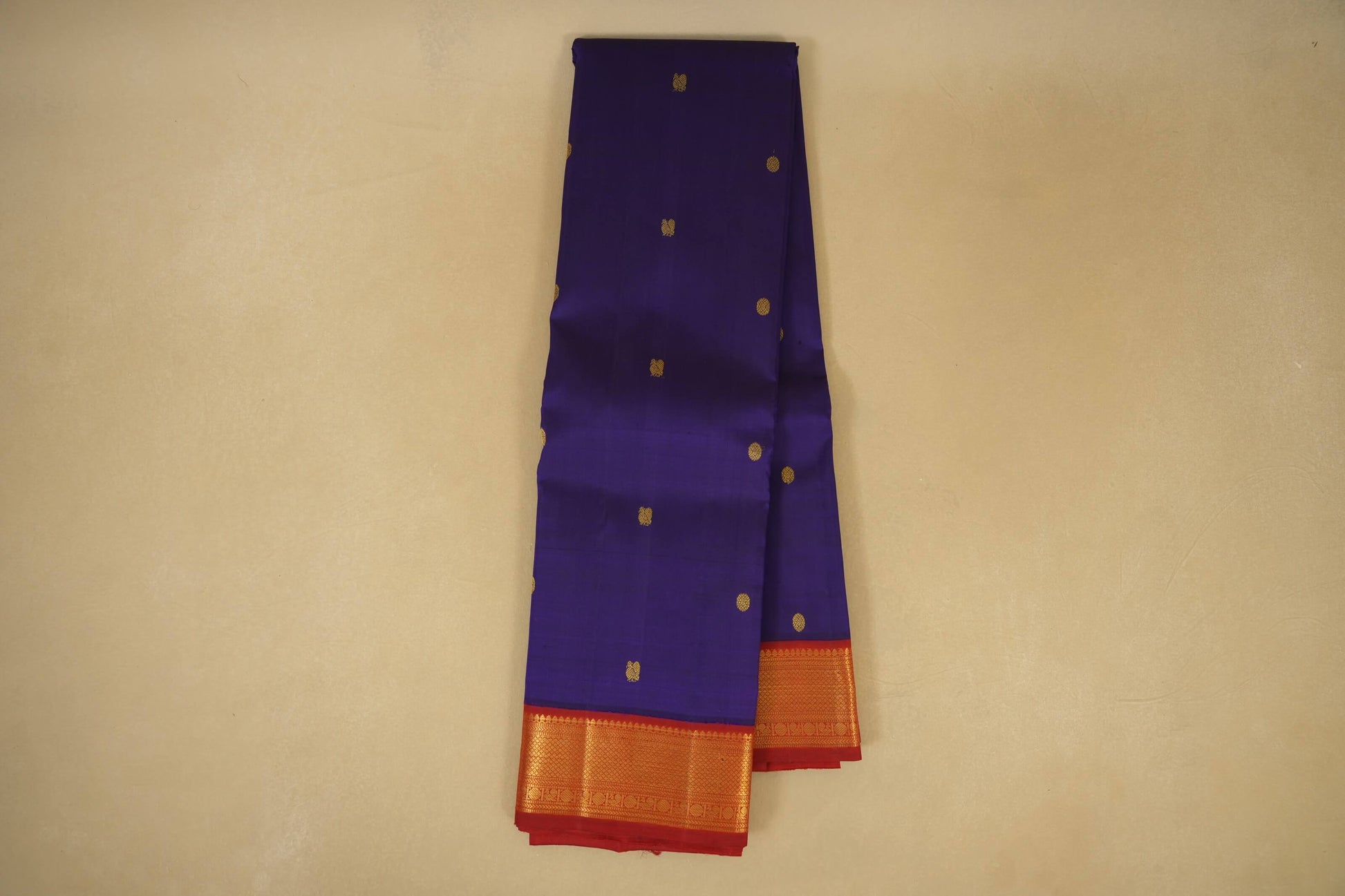 Ink Blue Vintage Kanjivaram Silk Saree online