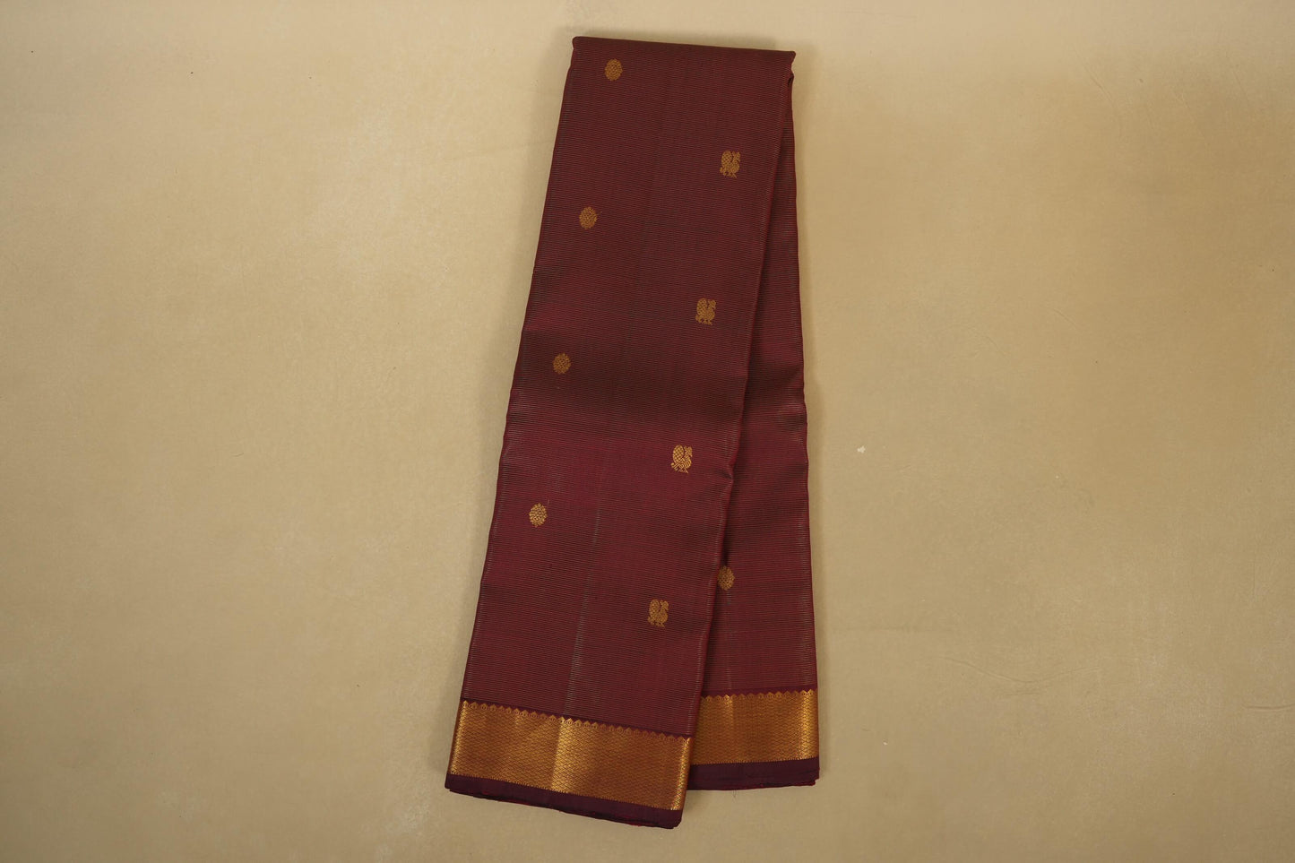 Burgundy Maroon Vintage Kanjivaram Silk Saree online