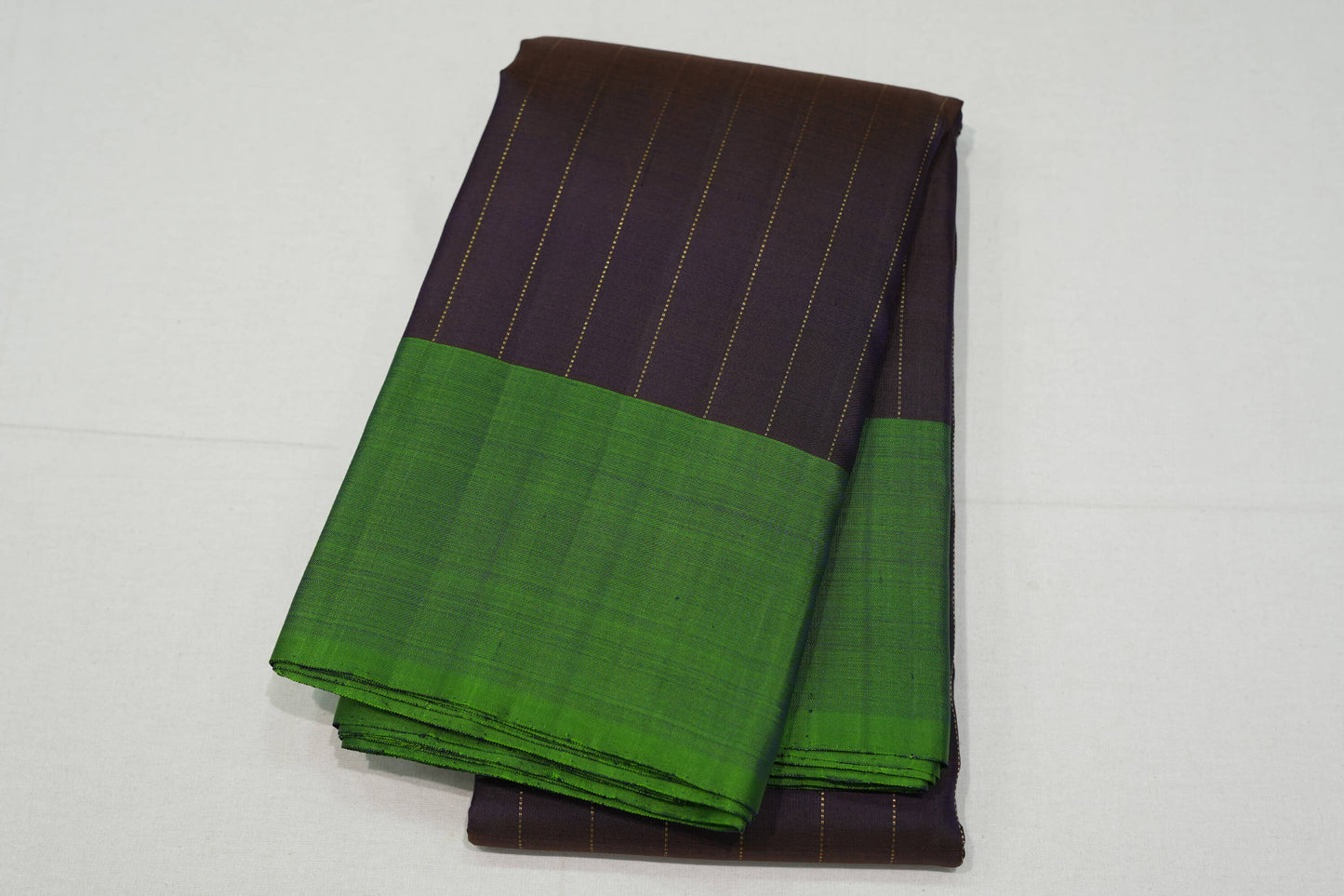 Brown vintage kanchipuram silk saree