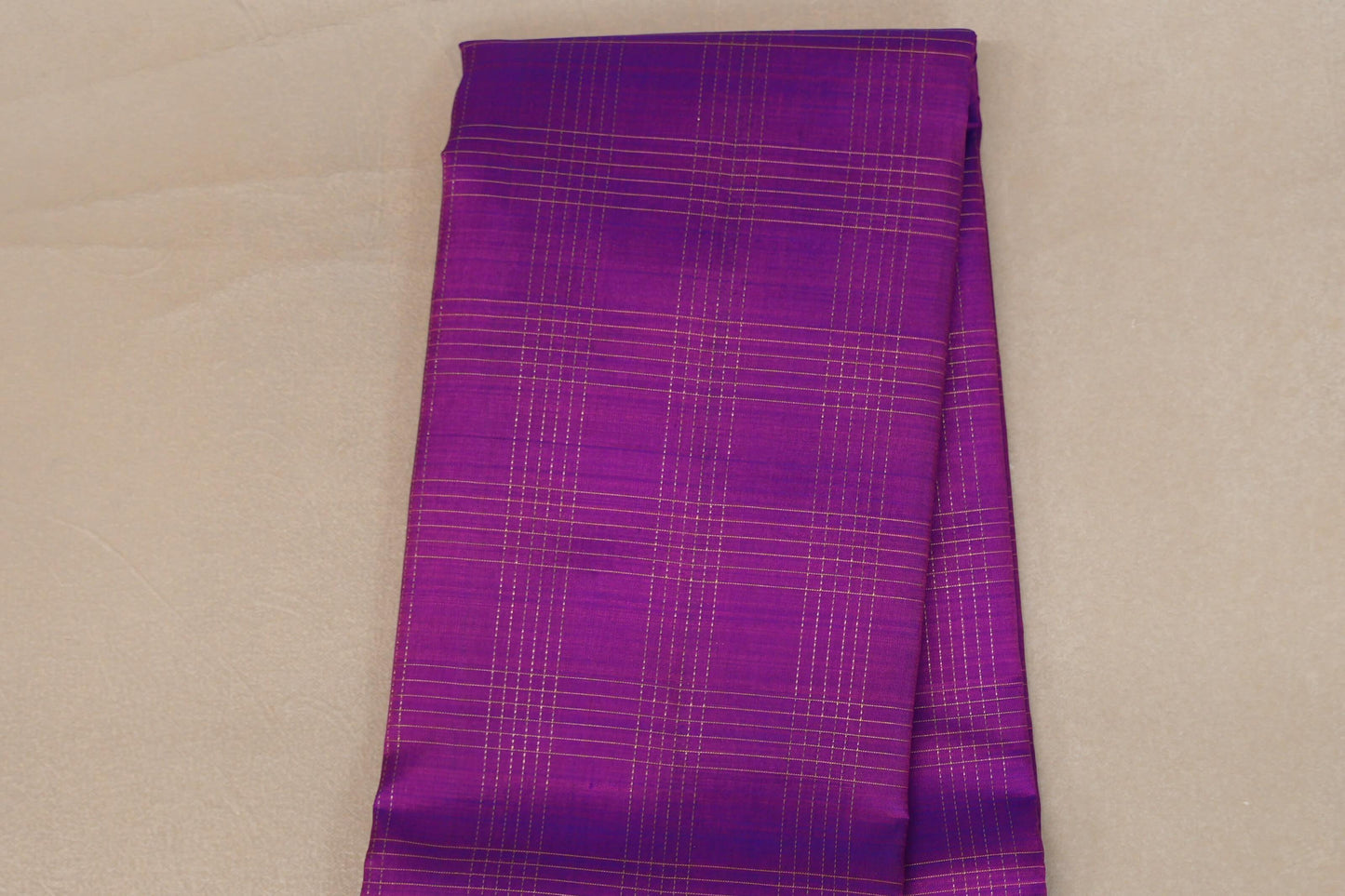 Dual Tone of Pink and Blue with Orangish Pink Borders Vintage Kanjivaram Silk Saree body