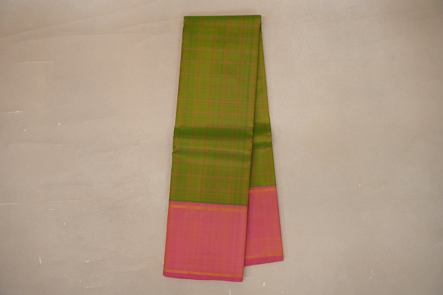 Online Yellowish Green Vintage Kanjivaram Silk Saree 