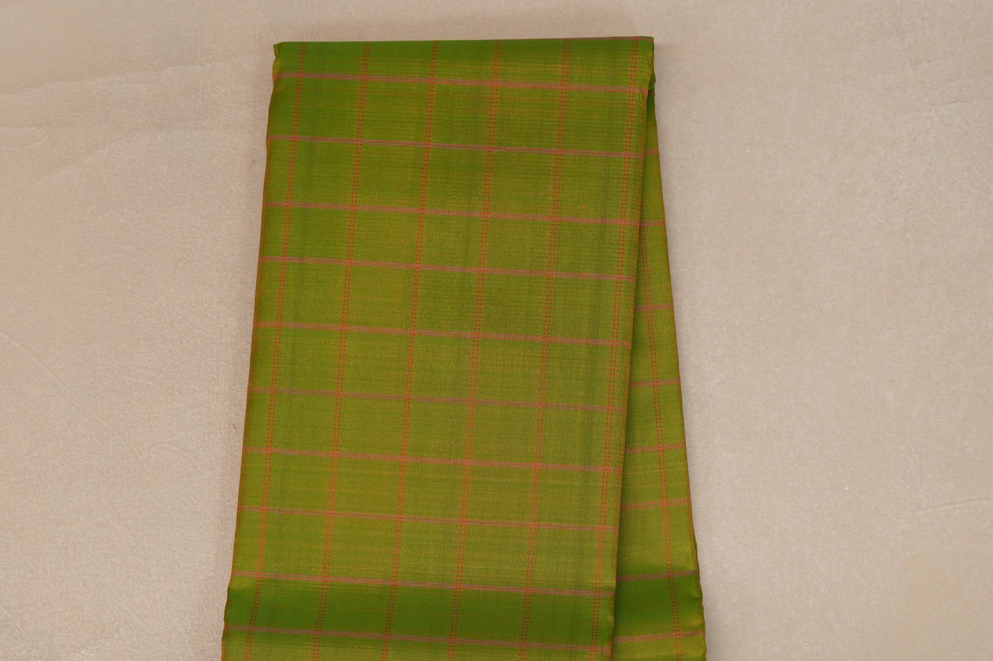 Yellowish Green Vintage Kanjivaram Silk Saree body