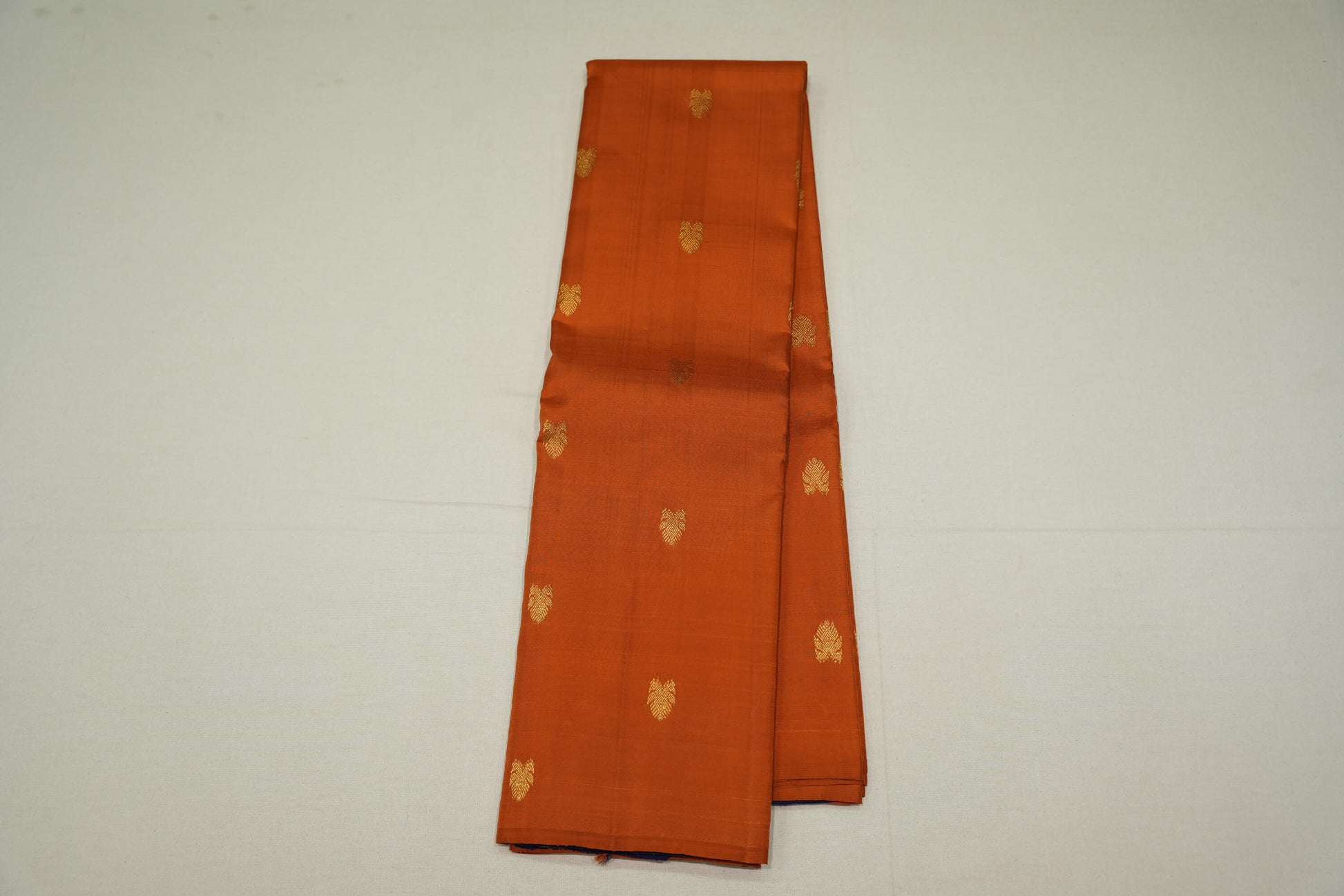 Borderless vintage kanchipuram silk saree