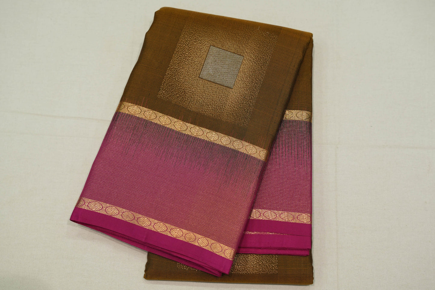 Medendi green kanchipuram silk saree