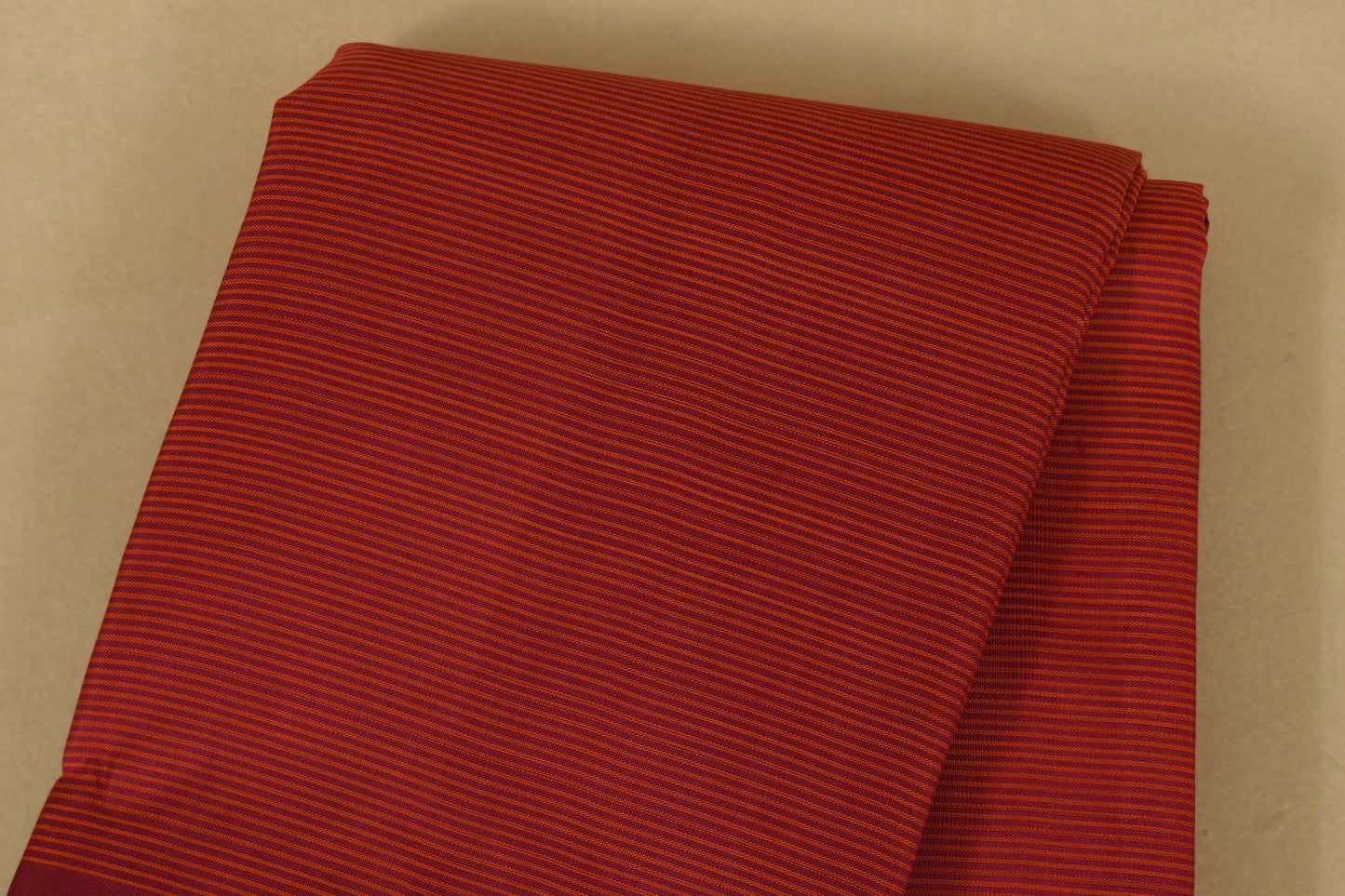 Rust with Maroon Borders Vintage Kanjivaram Silk Saree body