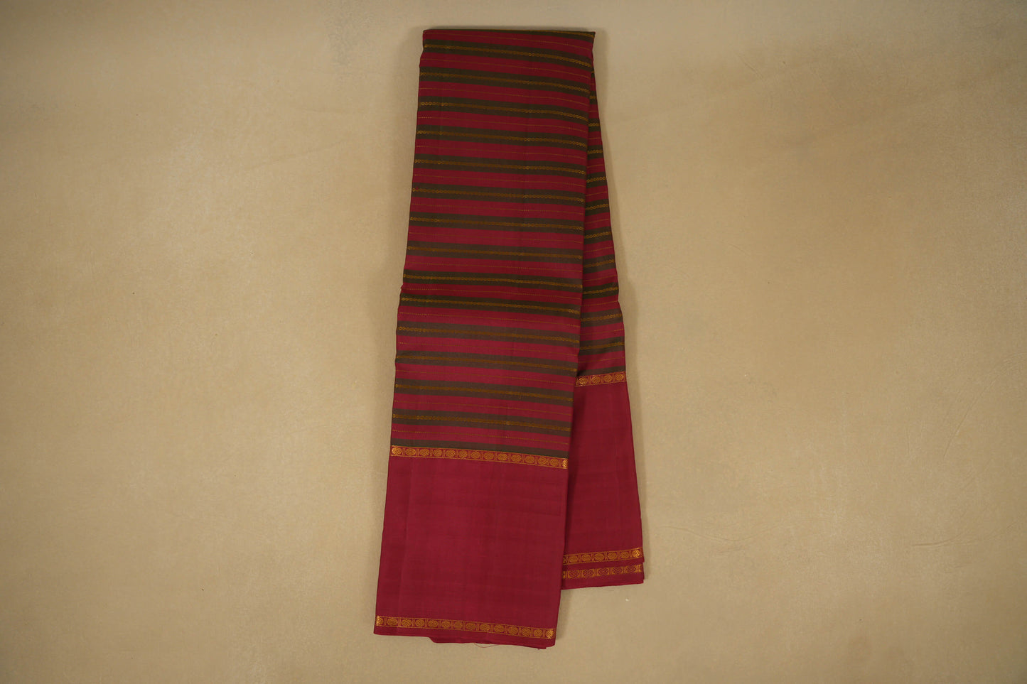 Online Maroon Vintage Kanjivaram Silk Saree