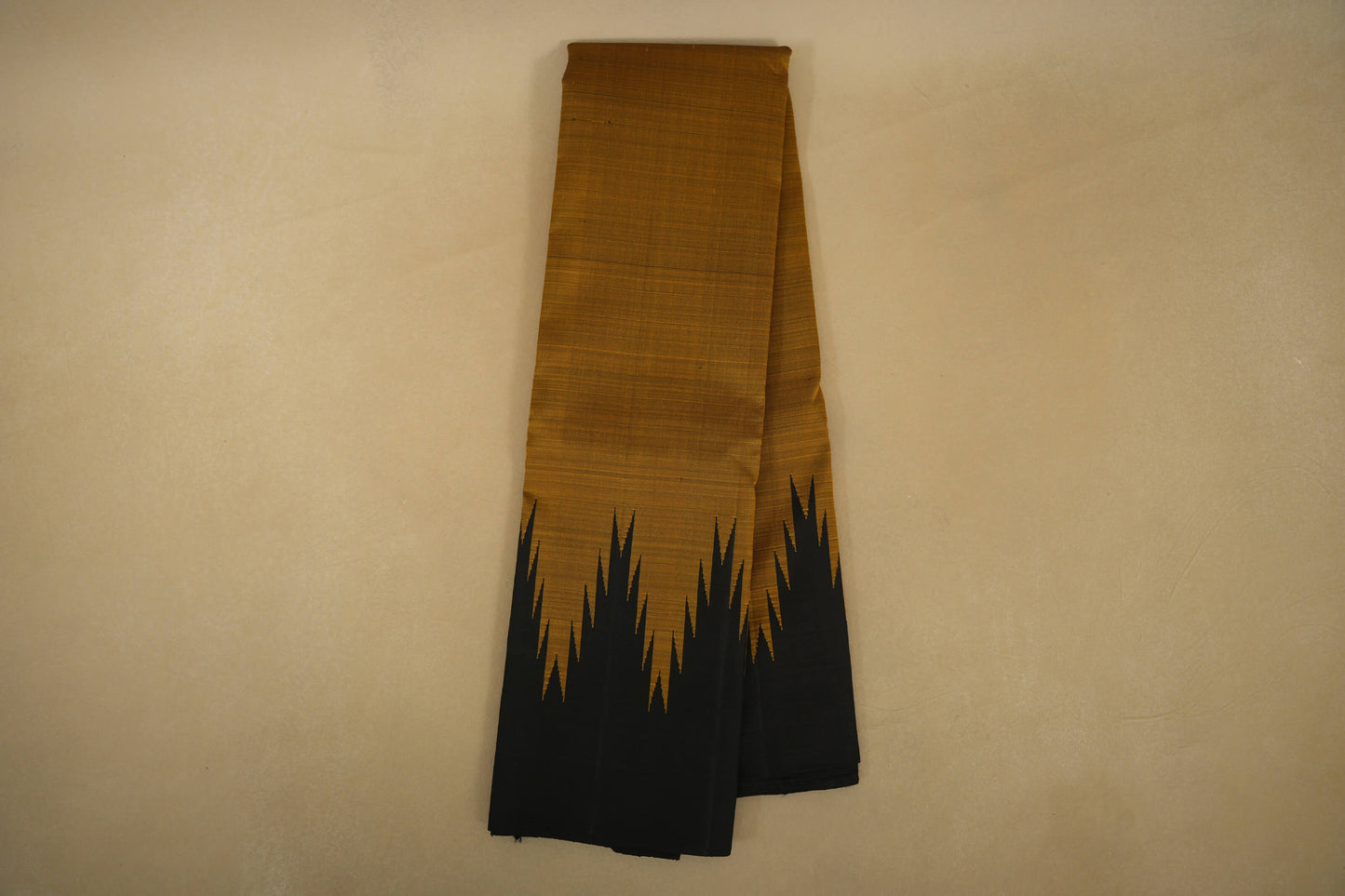 Online Mehendi Green with Black Borders Vintage Kanjivaram Silk Saree