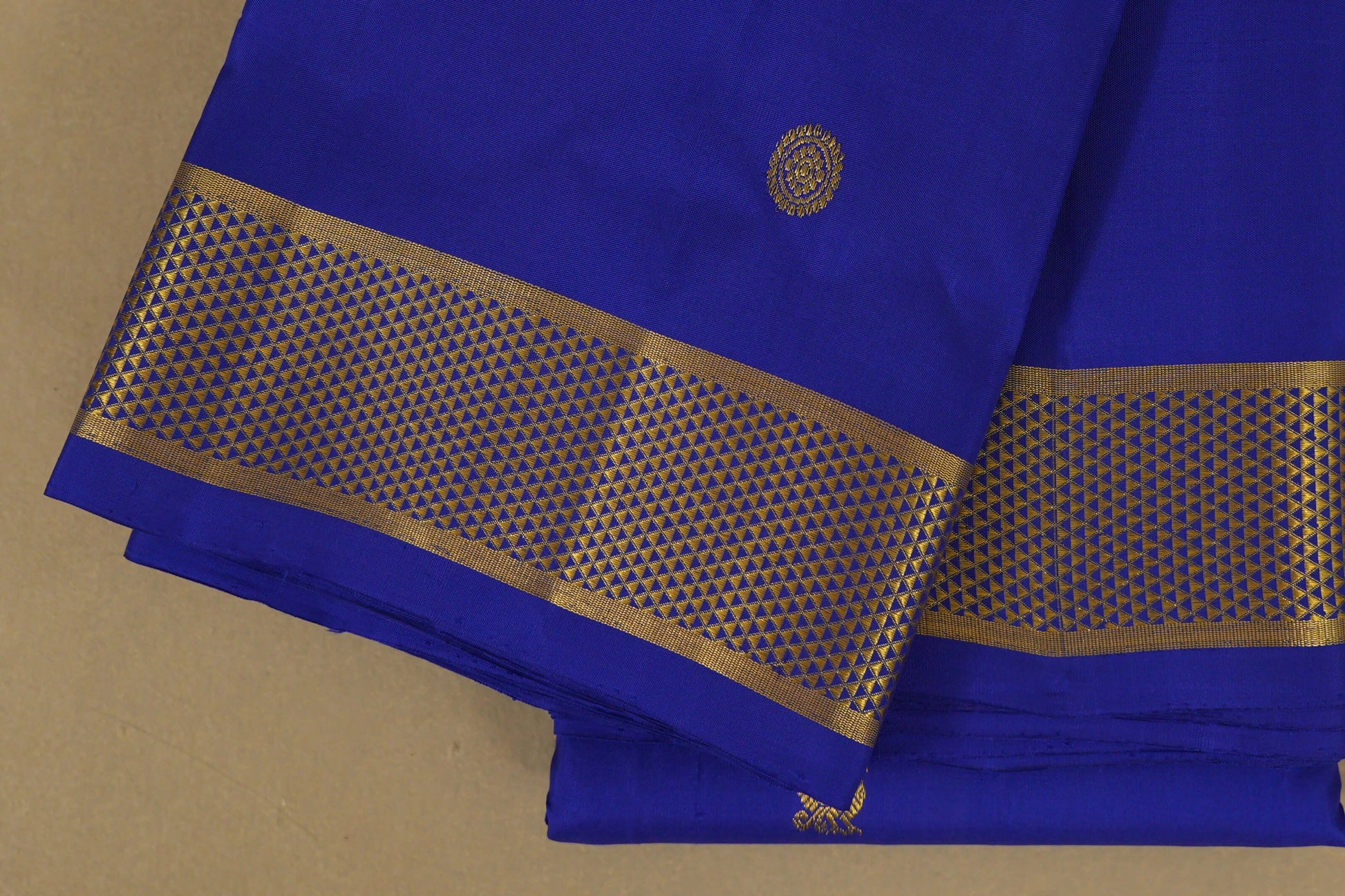 Royal Blue Vintage Kanjivaram Silk Saree online