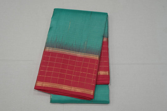 Rama blue light weight kanchipuram silk saree