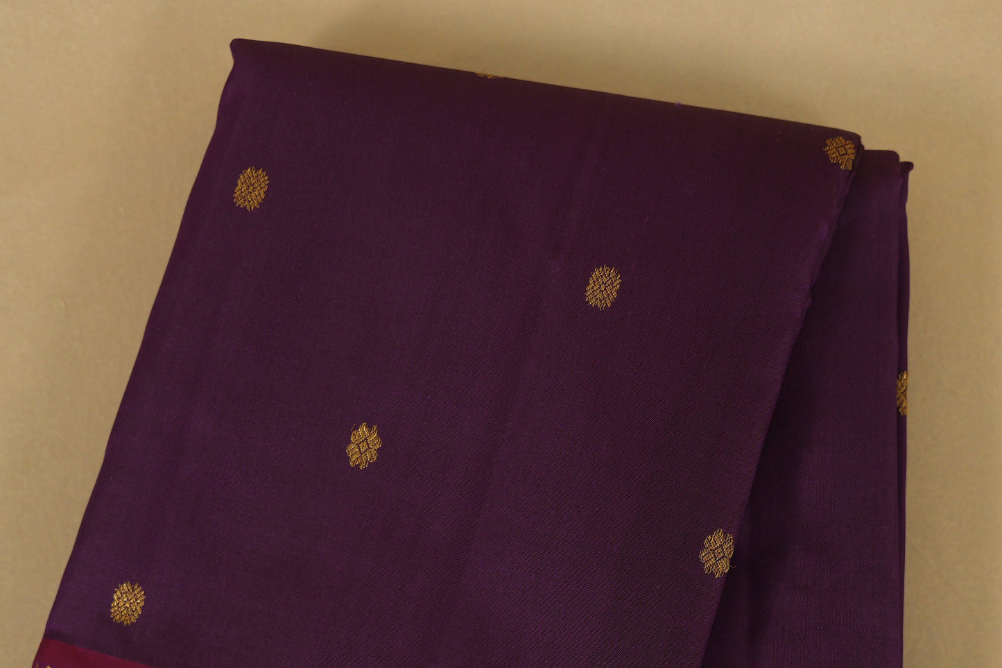 Dark Magenta with Maroon Borders Vintage Kanjivaram Silk Saree SS8302