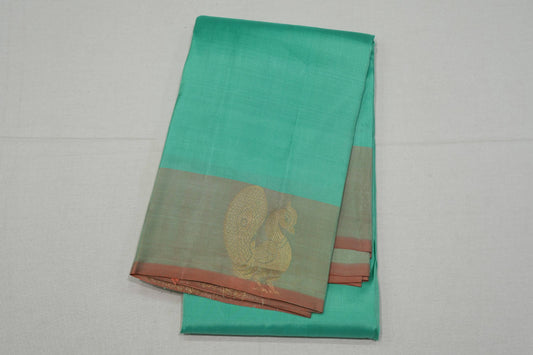 Rama green light weight kanchipuram silk saree