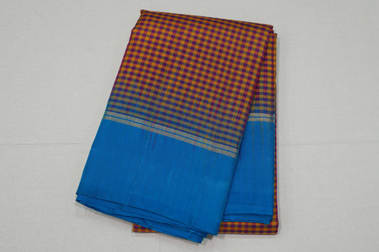 Multi-color light weight kanchipuram silk saree