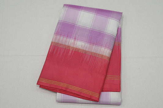 Multi color light weight kanchipuram silk saree