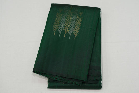Green light weight kanchipuram silk saree