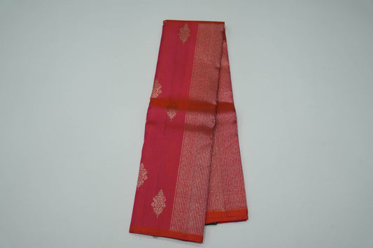 Borderless vintage kanchipuram silk saree