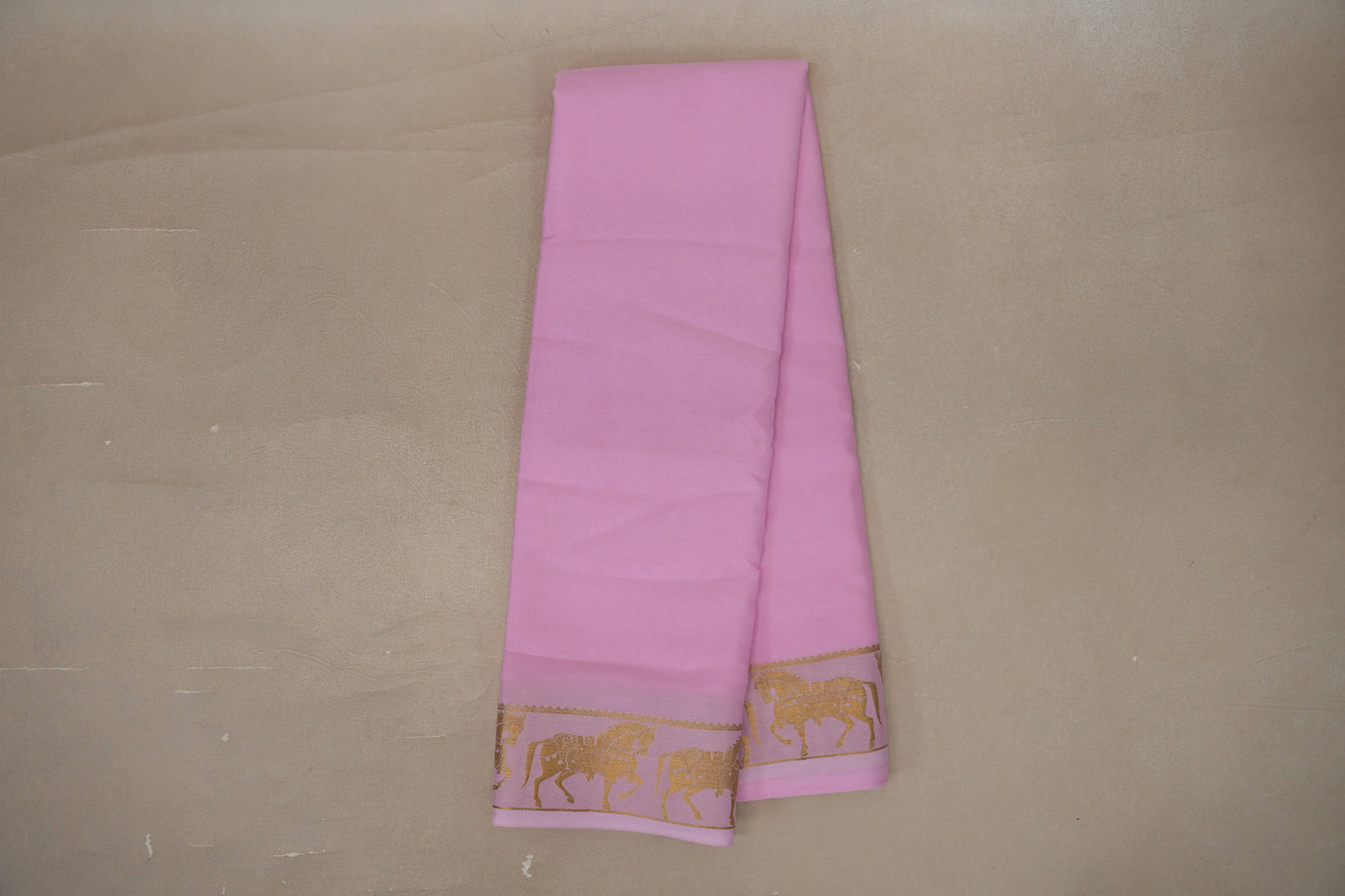 Baby Pink Mysore Silk Saree SS9431