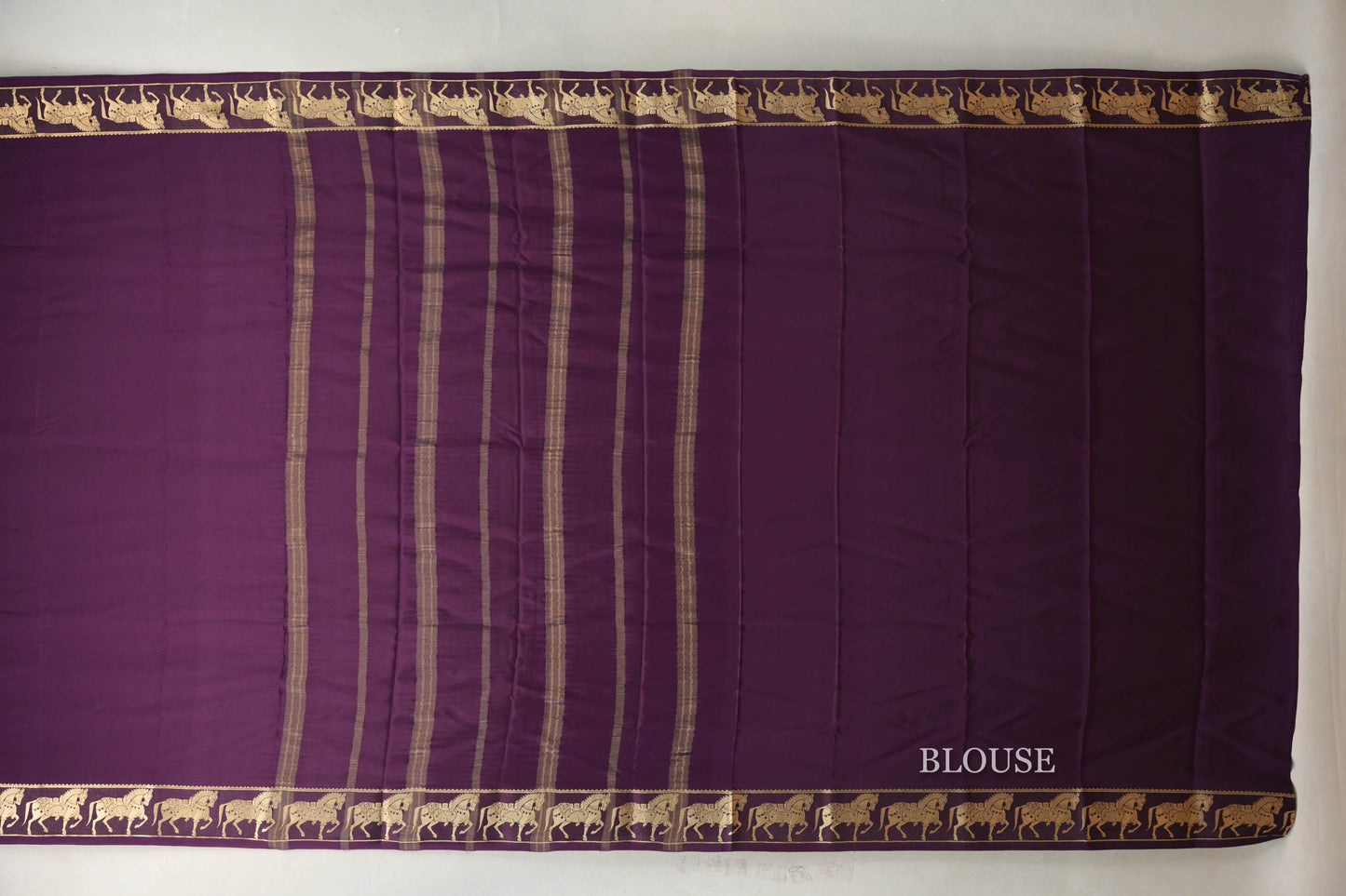 Purple Mysore Silk Saree SS9432