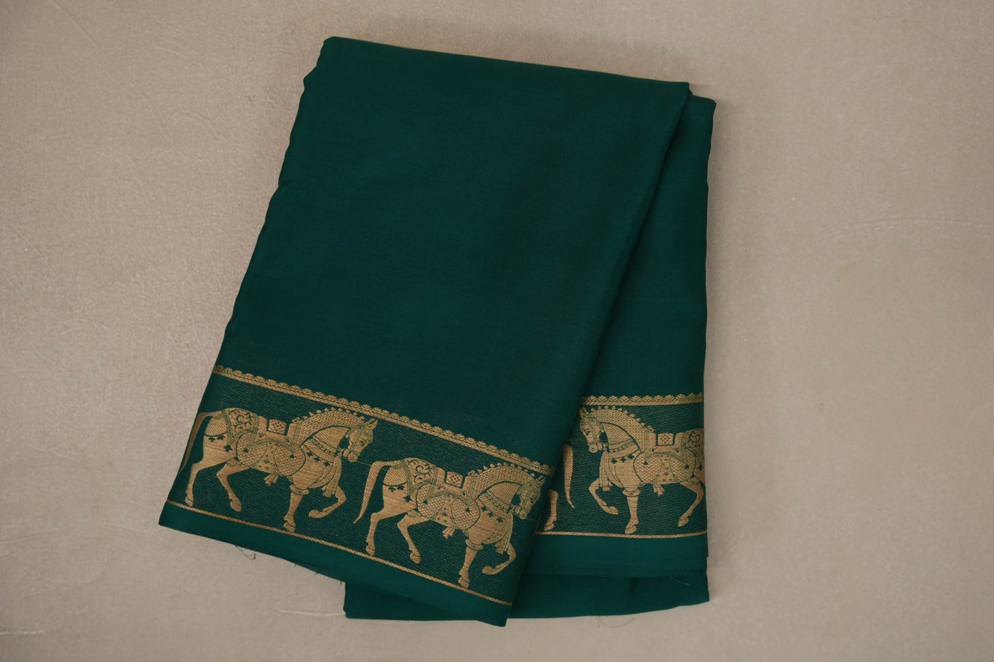 Green Mysore Silk Saree SS9433