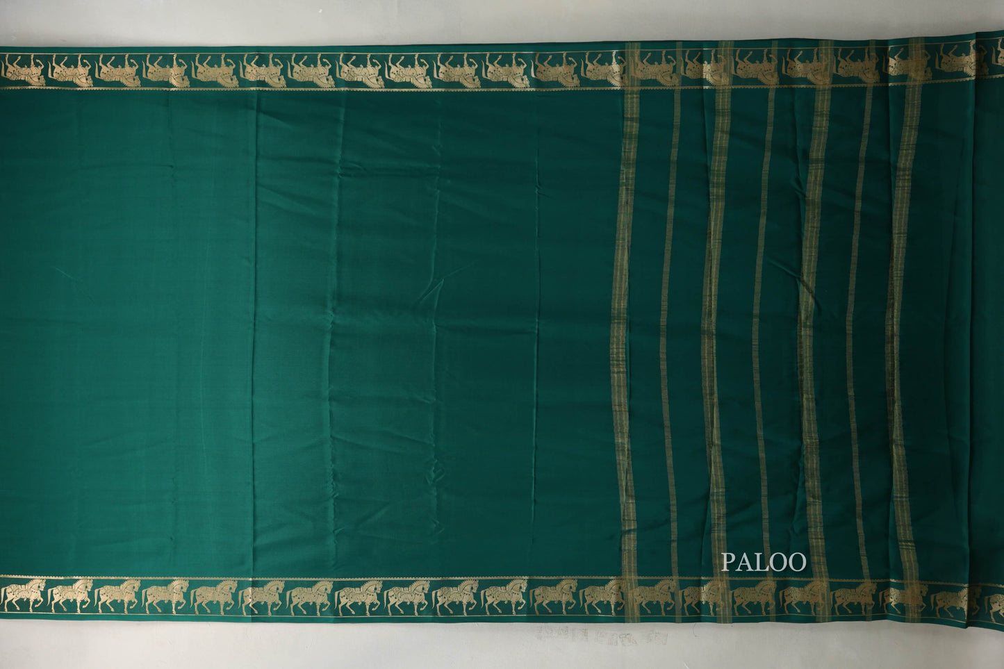 Green Mysore Silk Saree SS9433