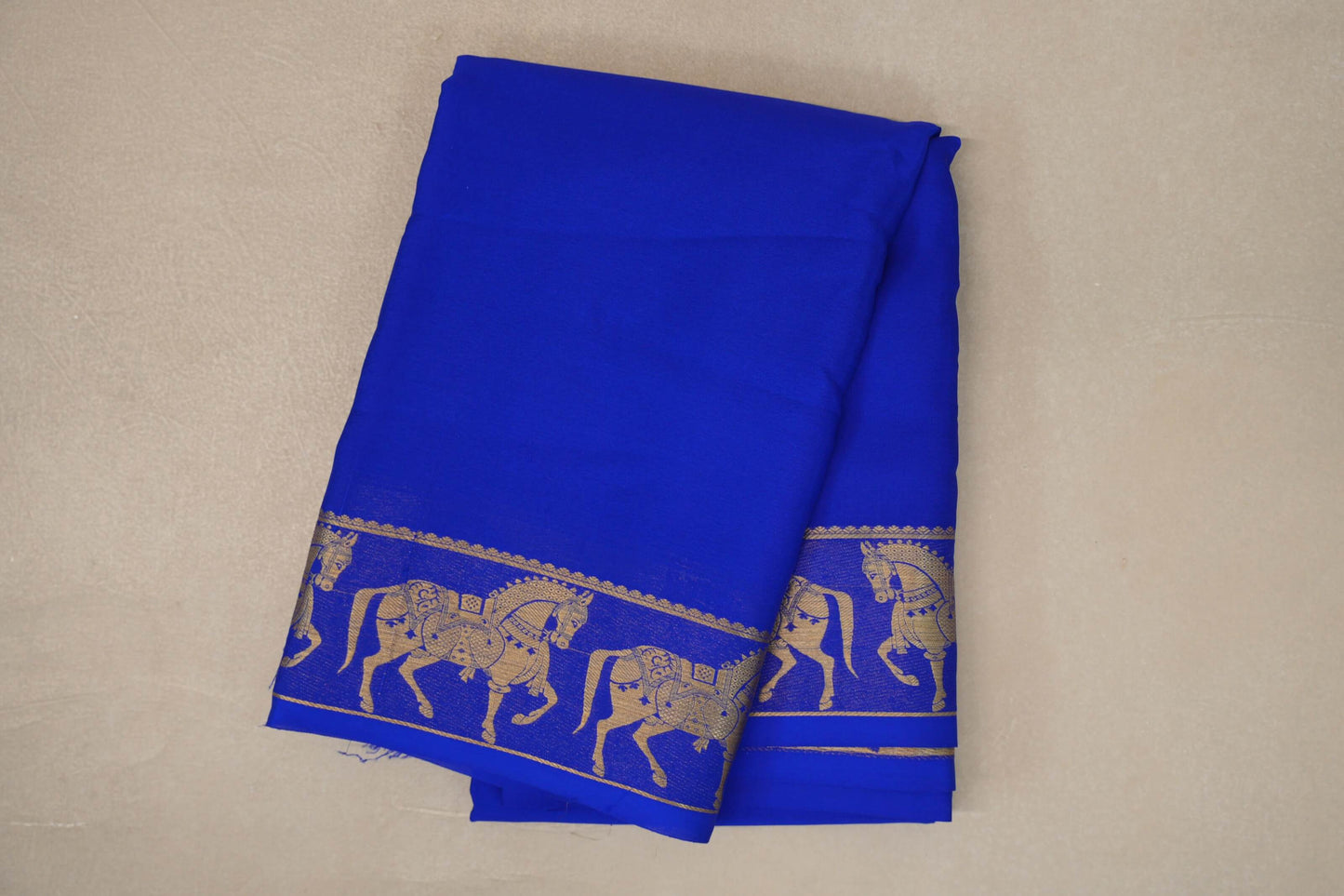 Royal Blue Mysore Silk Saree SS9434
