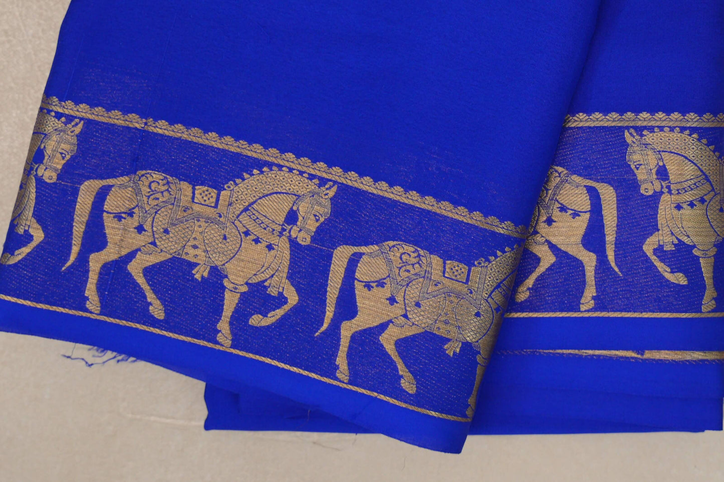 Royal Blue Mysore Silk Saree SS9434