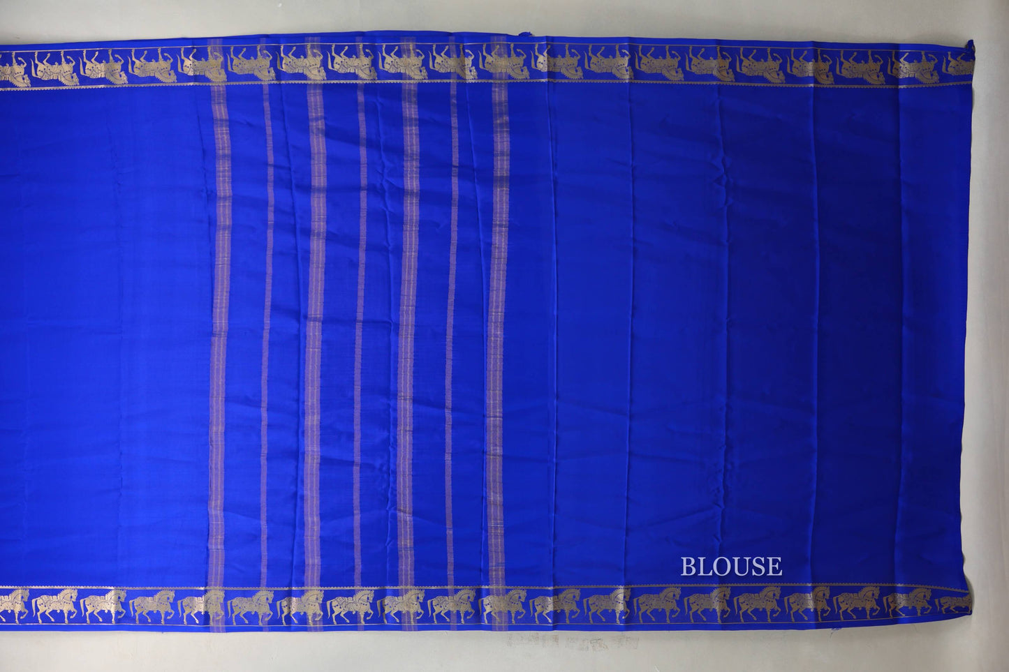 Royal Blue Mysore Silk Saree SS9434