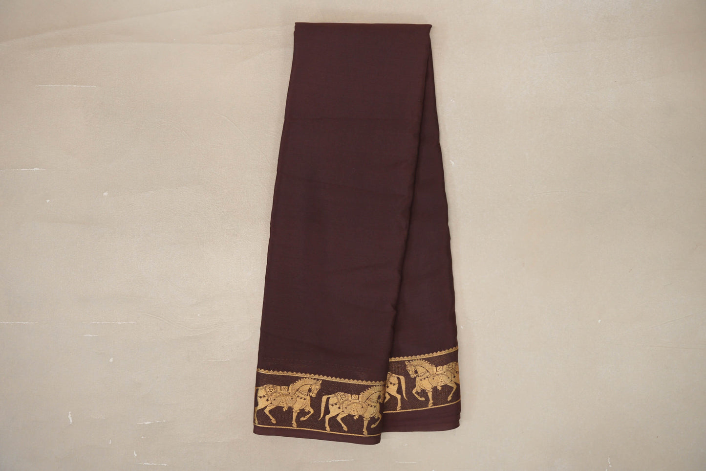 Coffee Brown Mysore Silk Saree SS9435