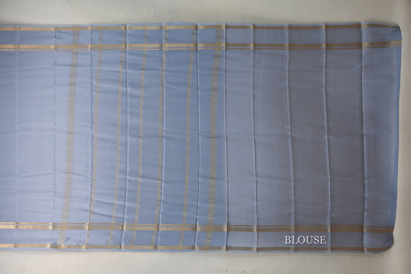Gray Mysore Silk Saree SS9439