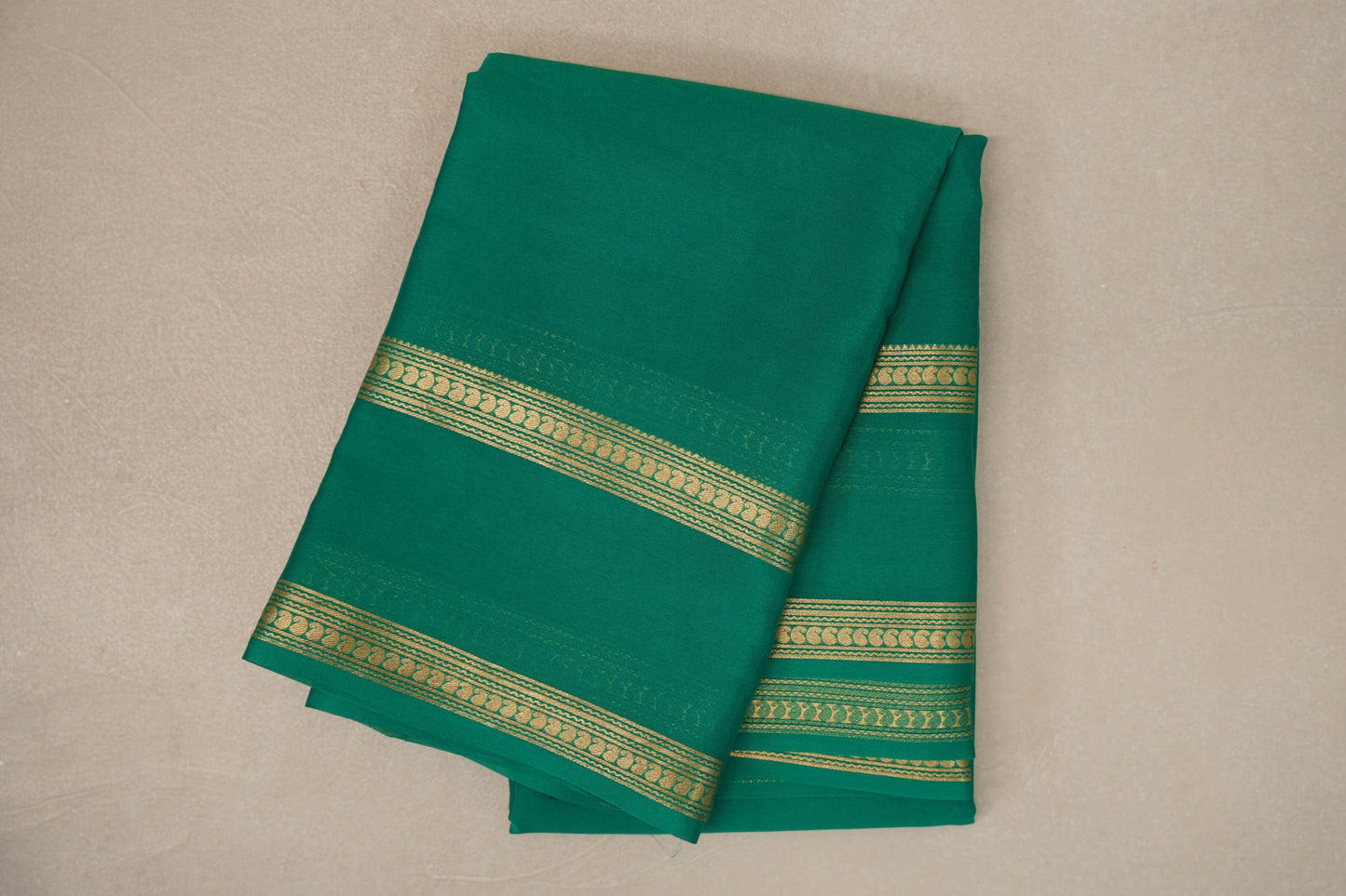Green Mysore Silk Saree SS9443