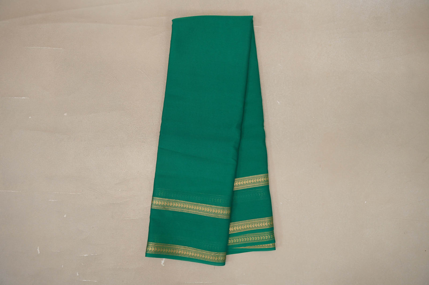 Green Mysore Silk Saree SS9443