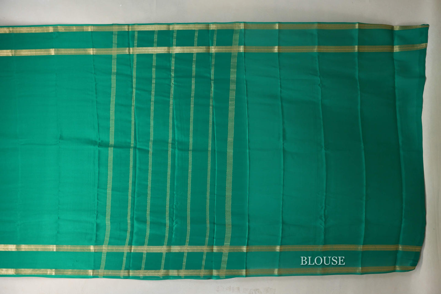 Green Mysore Silk Saree SS9443